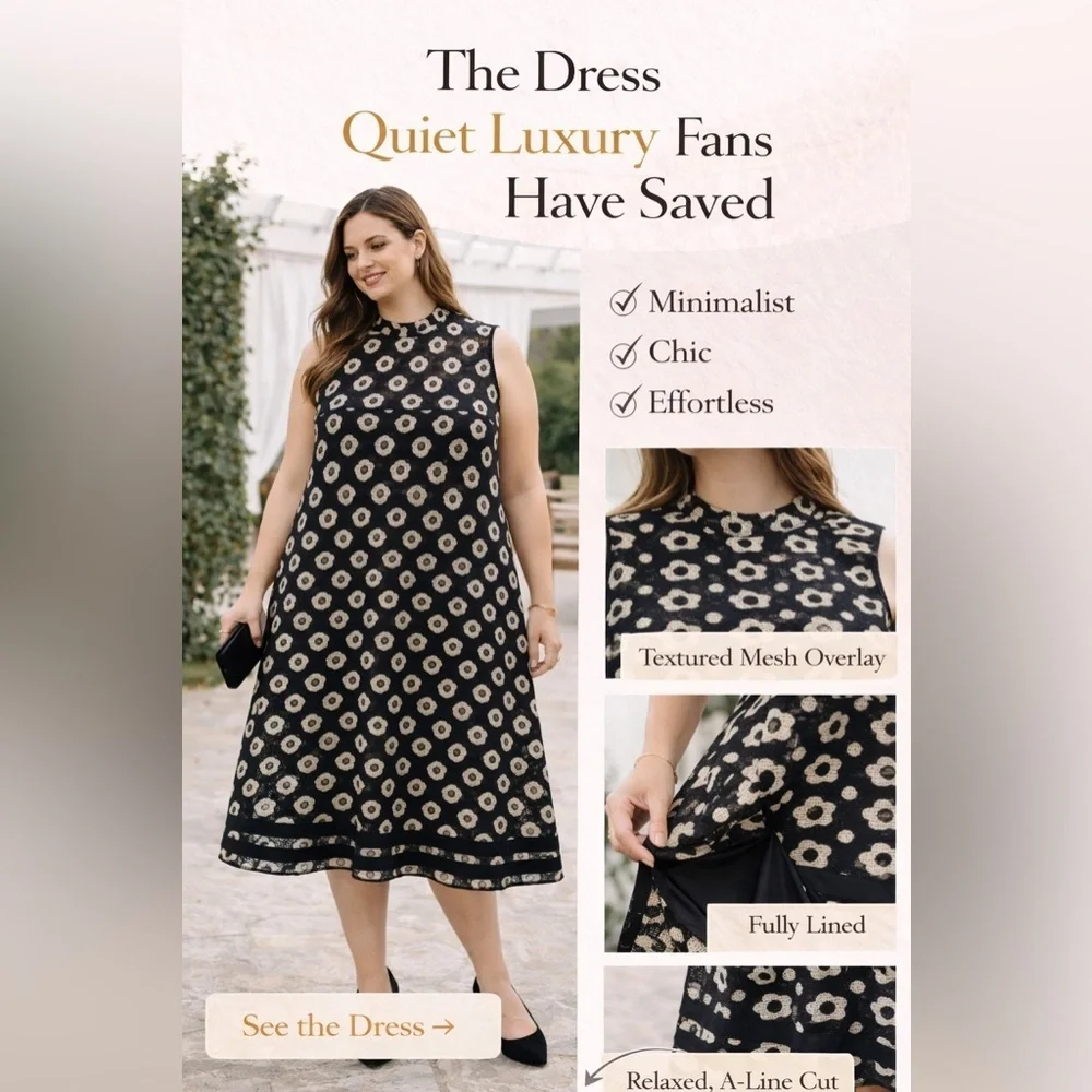 Meet The Dress You Wear To Every Event. Office Chic And Wedding Ready. Polished - Picture 4 of 9